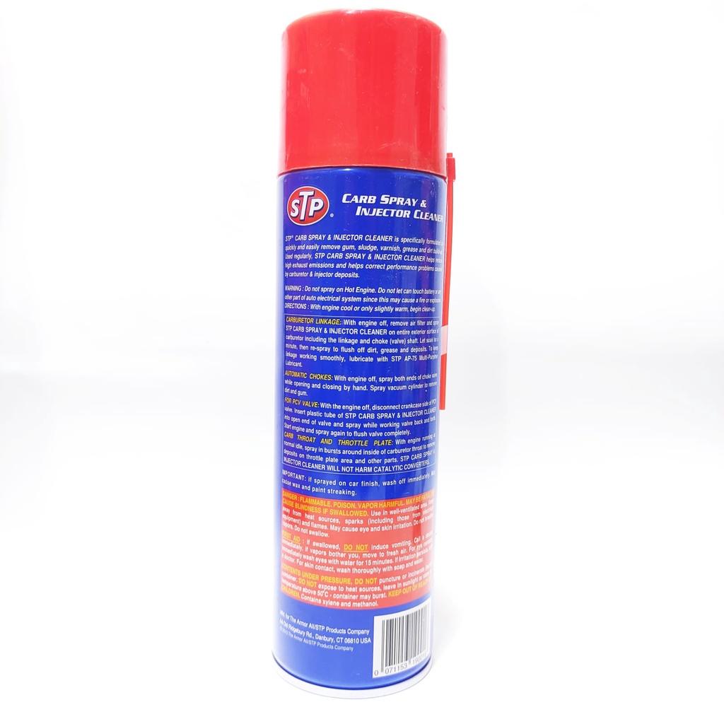 CARBURATOR CLEANER INJECTOR CLEANER STP CARB SPRAY 500ML NEW FORMULA