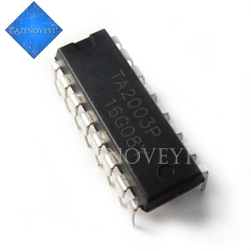 10pcs / lot Sparepart Komponen Elektronik Chip TA2003AP TA2003P TA2003 DIP-16