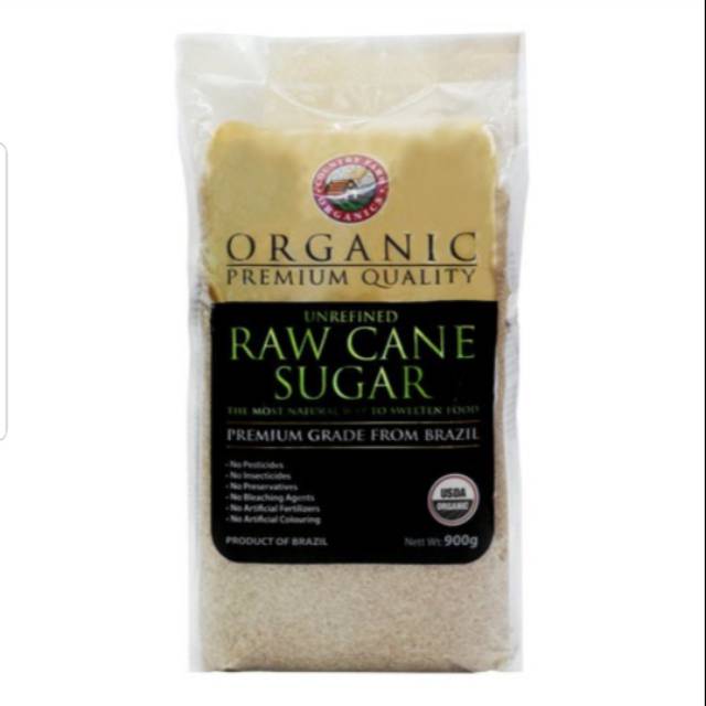 

COUNTRY FARM ORGANIC RAW CANE SUGAR (900 gr)