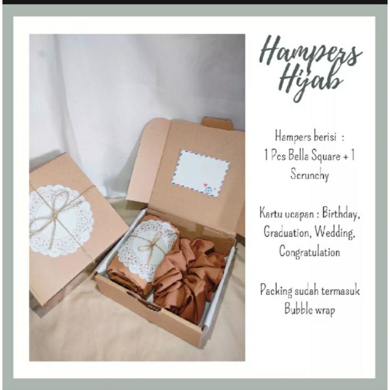 

HAMPERS HIJAB GIFT BOX SOUVENIR ULANG TAHUN WISUDA TERMURAH
