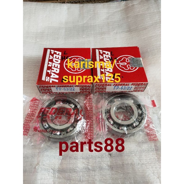 bearing lahar laher sokar kruk as kiri kanan honda karisma supra x125 ori federal