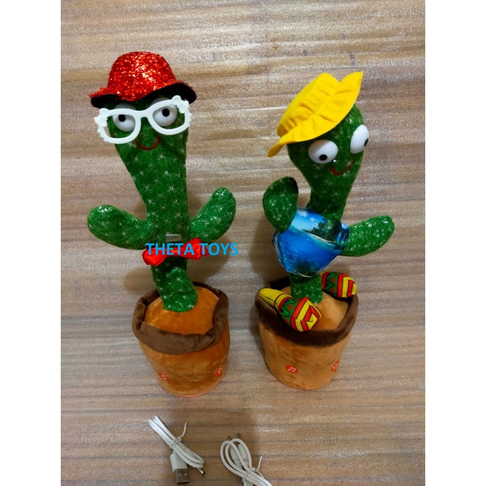 MAINAN KAKTUS JOGET DAN NYANYI MAINAN KAKTUS KEKINIAN MAINAN BONEKA KAKTUS 3 IN 1 MAINAN KAKTUS VIRA