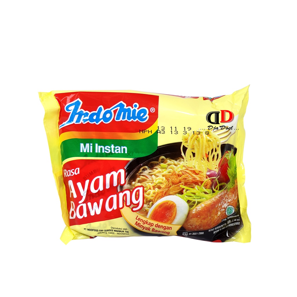 

Indomie ayam bawang 69g-Per 5 pcs