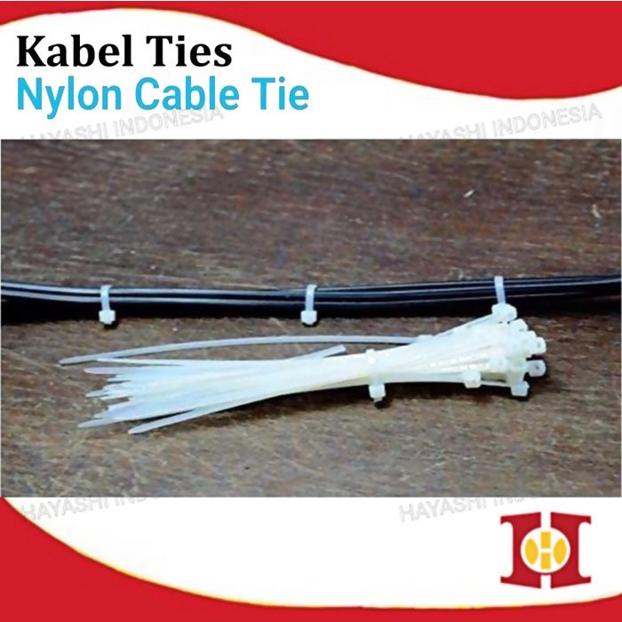 Kabel Cable Ties Tis Pengikat Plastik Dasi Tali Sabuk Serut 10 15 Cm