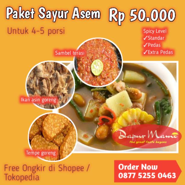 

Paket sayur asem