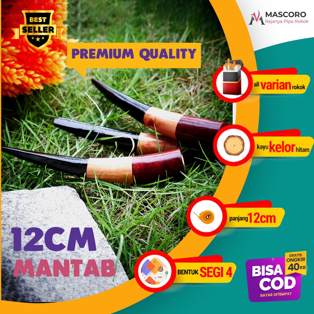 once pipa roko kayu kelor hitam nagasari kelor mas - padudan cangklong rokok - tempat rokok