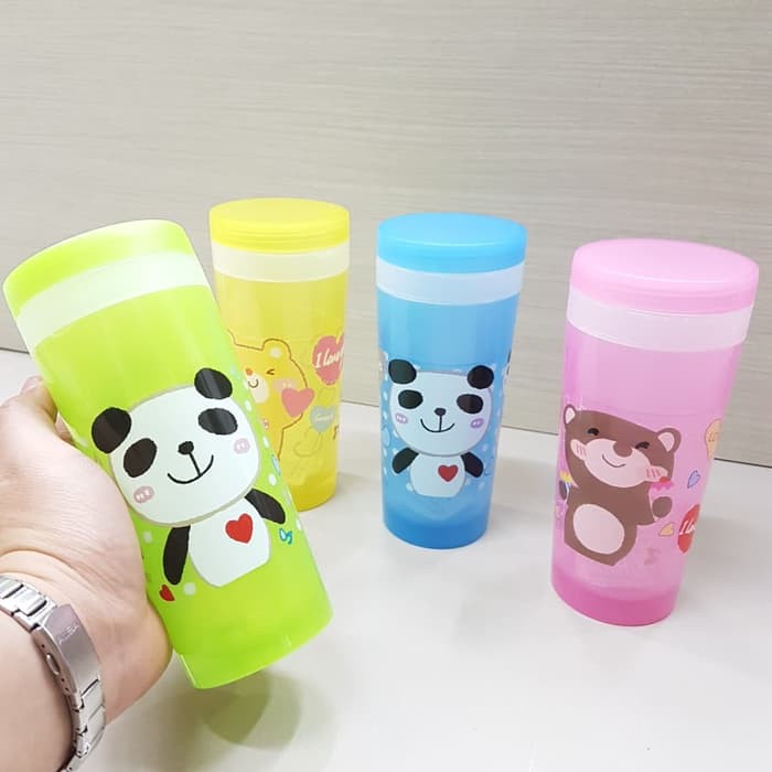 Gelas/ Botol Minum Binatang, Pooh, Rilakkuma - Binatang