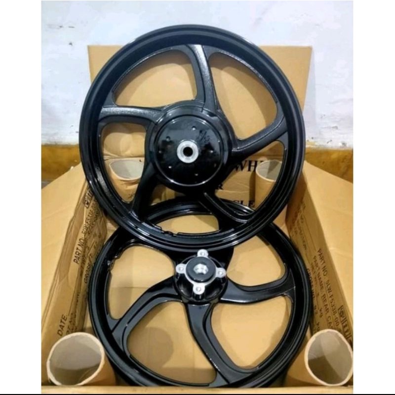Velg nouvo s original hitam velg yamaha nouvo s malaysia hitam original