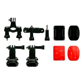 Action Cam Complete Set for Bike Helmet for Xiaomi Yi, GoPro & BRICA