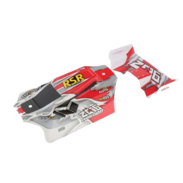 Wltoys 144001 144010 124017 124019  Body Shell Red With Wing Tail 1335