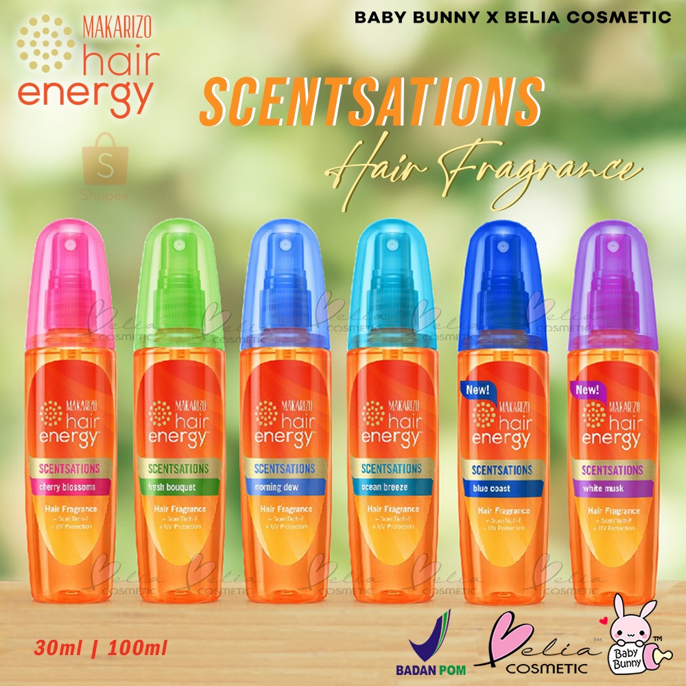 ❤ BELIA ❤ MAKARIZO Hair Energy Scentsations Hair Fragrance 30mL 100mL | Parfum Rambut Mist Perfume | BABY BUNNY