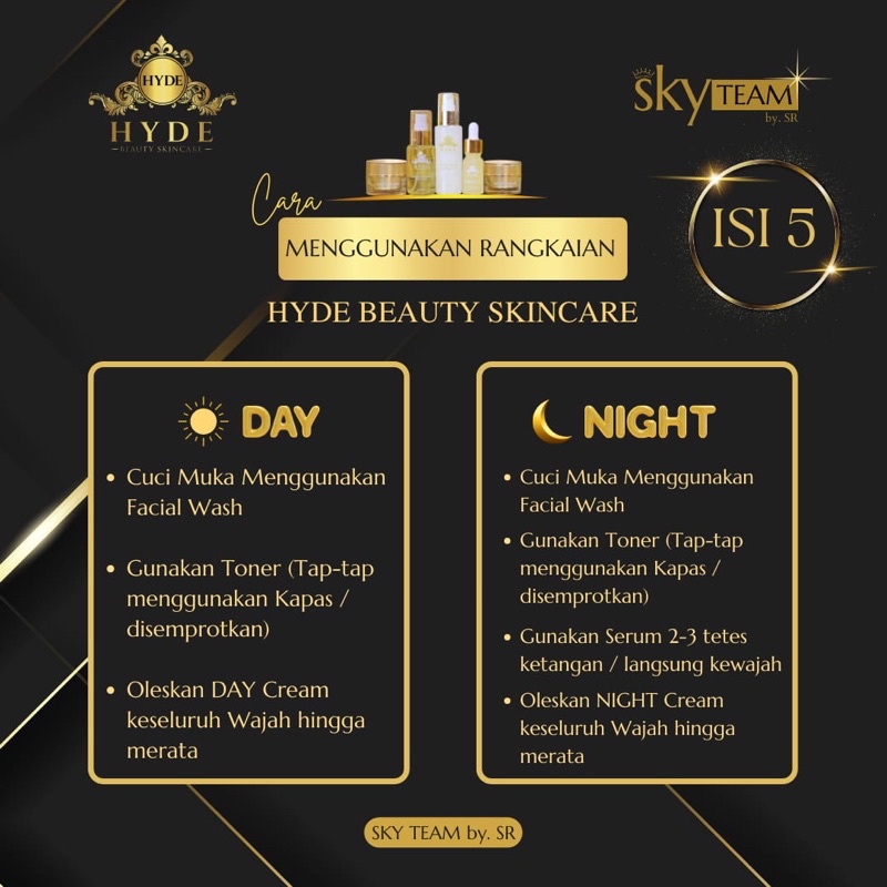 Hyde Beauty Skincare Paket Glowing isi 5