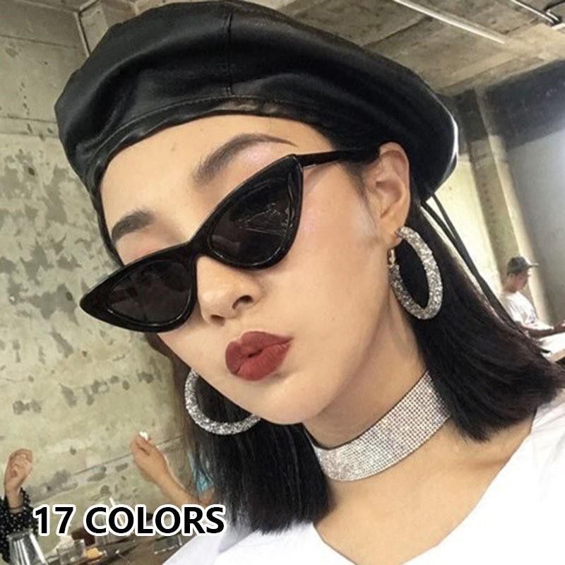 (Grosir_Solo) Kacamata hitam vintage cat eye sunglasse antiradiasi UV korean style