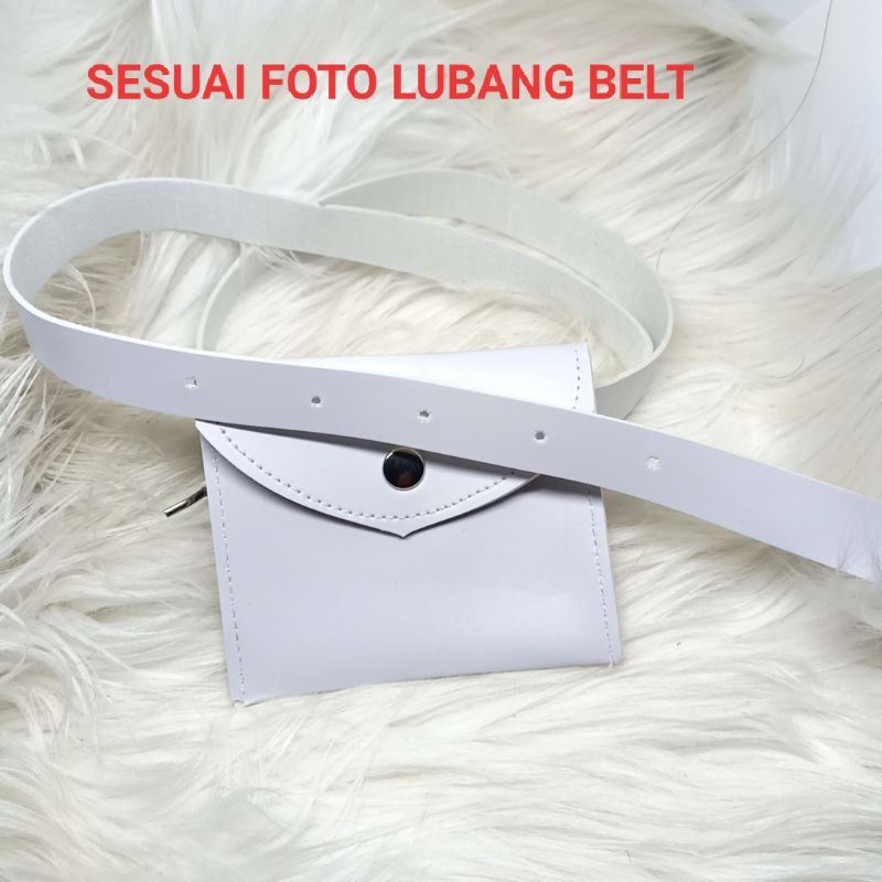 LX IKAT PINGGANG WANITA/KOMBINASI DOMPET CHECKED BELT