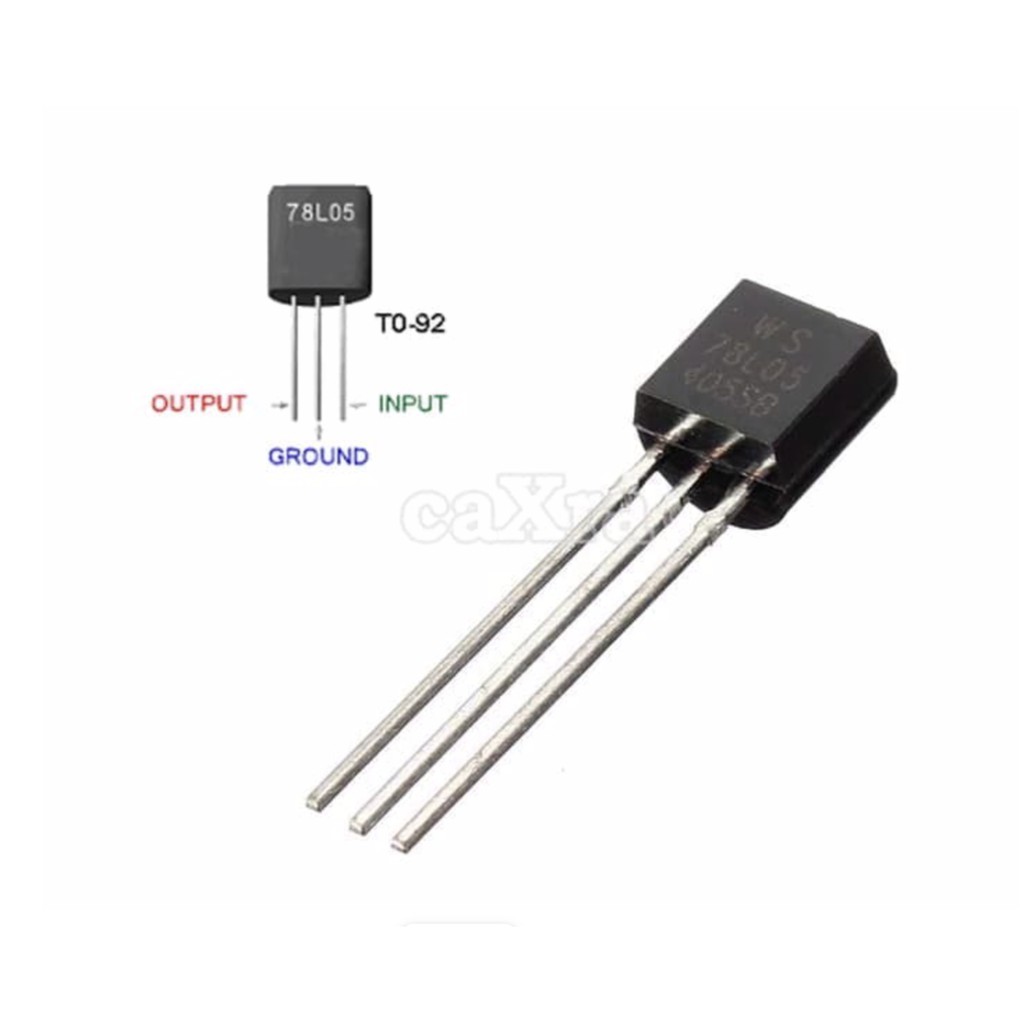 IC 78L05 7805 5V 100mA 0.1A Positive Voltage Regulator Tegangan TO-92