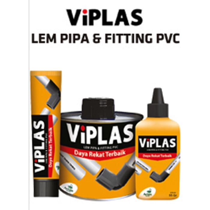 Lem Pipa Pralon Pvc Viplas 55 Gram/Lem Pipa Dan Fitting PVC Viplas 55gram /Lem Fitting PIPA Termurah