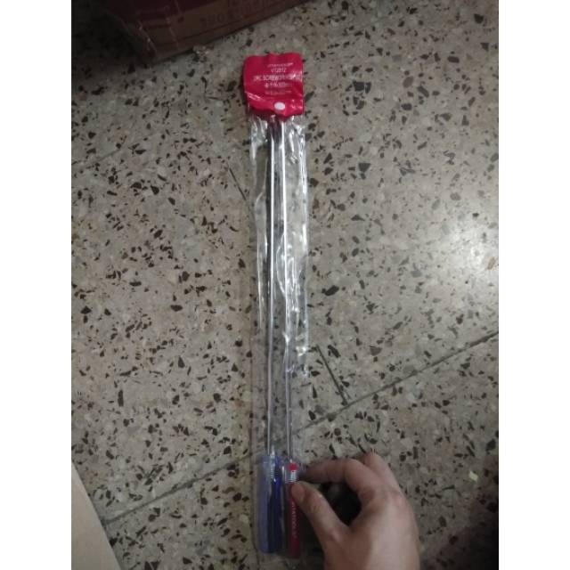 Obeng panjang 12 inch sepasang
