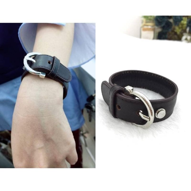 Promo Gelang tangan kulit import /gelang branded bahan kulit Gt022