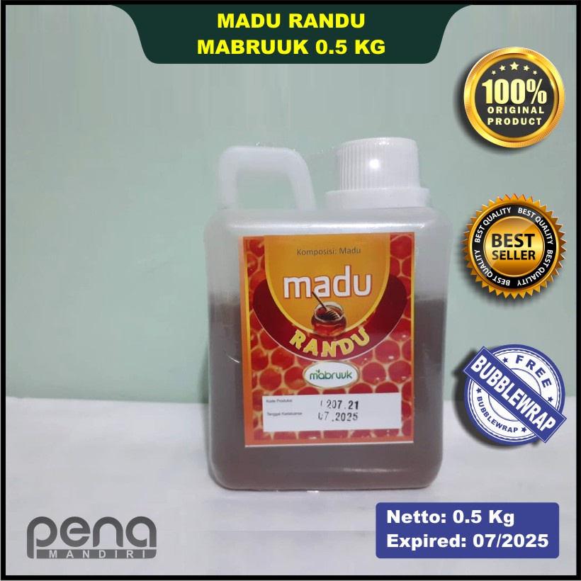 Mabruuk Madu Randu 500GR 500 Gr Atau 1/2Kg 1/2 KG mabruk Asli