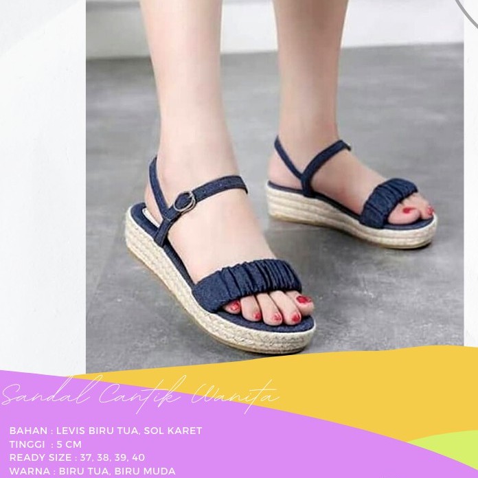 SANDAL WANITA BOHEMIAN TALI TERBARU KEKINIAN 2021