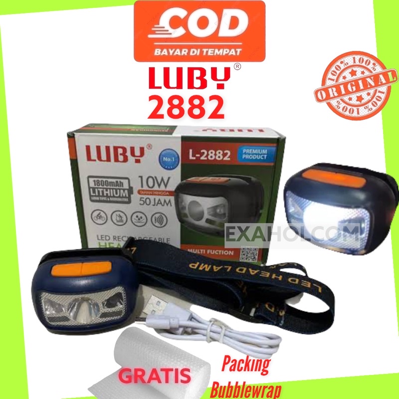 Senter Kepala Luby L2882 / L-2882 / Luby 2882 / SYH L105C / L-105C / Surya L105C / L 105C 10 Watt