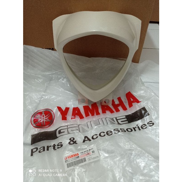 COVER HEADLIGHT BATOK LAMPU FINO PUTIH 1YD-H4144-00 ORI YGP