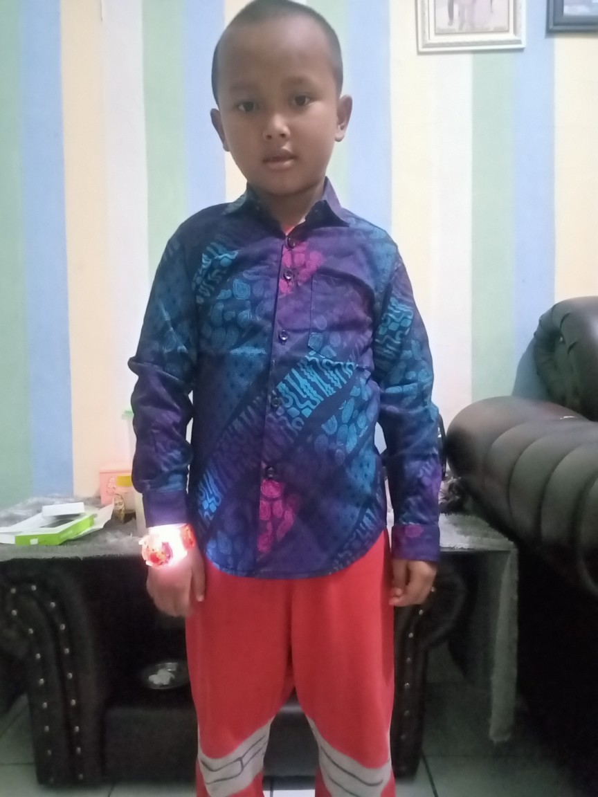 Batik Couple Ayah Dan Anak Laki Laki Modern