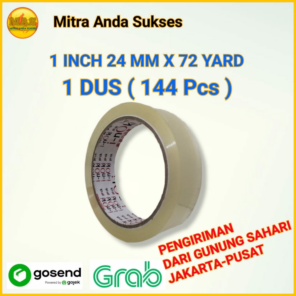 

[Dus] LAKBAN 24MM / SELOTIP 1 INCH MURAH