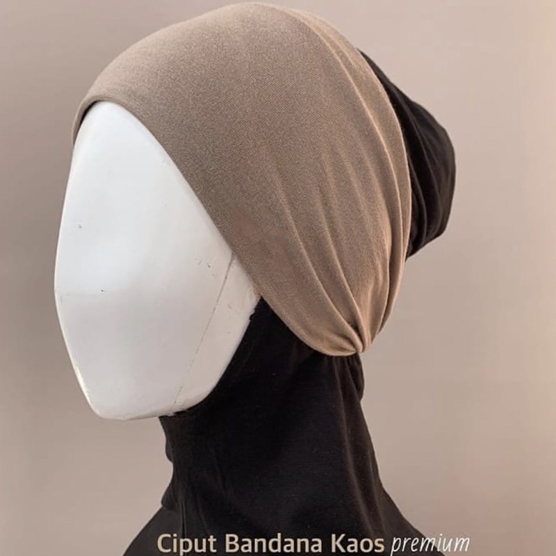 CIPUT BANDANA KAOS PREMIUM / Ciput Bandana / Bandana Daleman Kerudung / inner bando basic Rayon Premium / Ciput Bando Kaos/ Daleman Hijab Kaos / inner Bandana