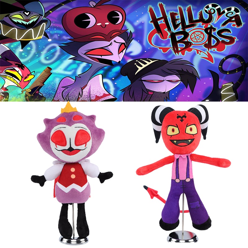 New 30cm Helluva Boss Bonnie D Erhart Helluva Plush Toy Soft Stuffed Dolls Kids Gifts