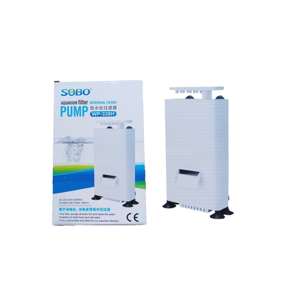 SOBO WP 338H Internal FIlter Aquarium Filter Pompa Filter Gantung