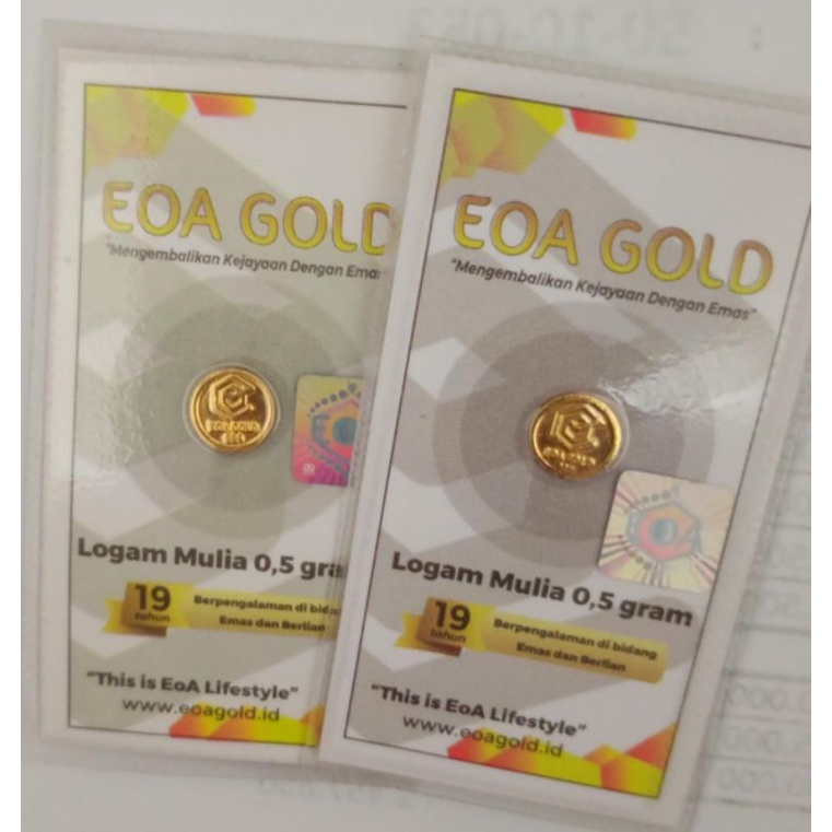 emas eoa gold ukuran 0.5gram muraahhh asli99