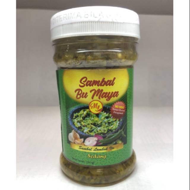 

SAMBAL LOMBOK IJO BU MAYA ( berat isi 130 gr )