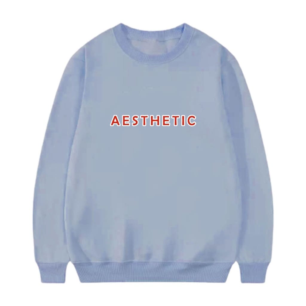 Crewneck Aesthetic art Premium Quality Motif Simpel Pria dan Wanita Sweatshirt Cotton Fleece Original Terbaru Crewneck Keren