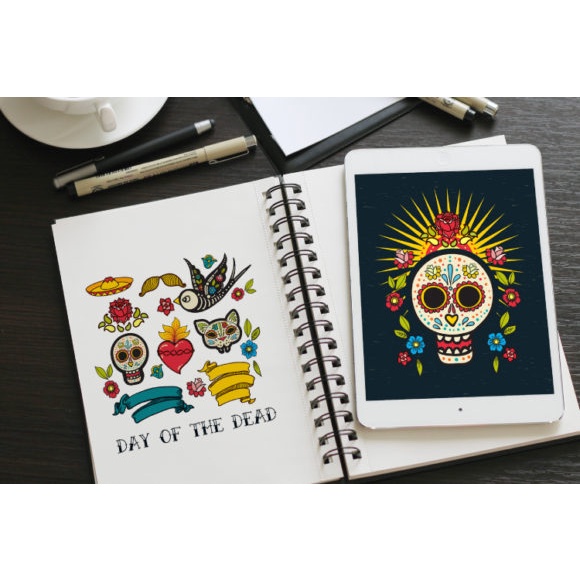 Dia De Los Muertos Clipart Collection - Vector Designs