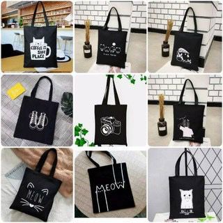 Tote Bag Termurah over tote bag tas tote wanita kpop murah custom motif C