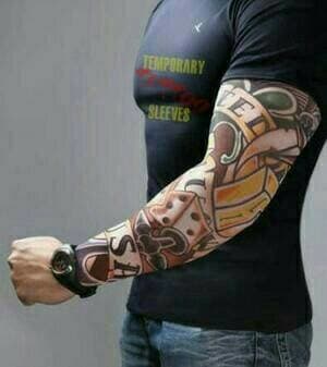 Tato Manset Tangan/Arm Sleeve Tatoo Pria Motor Lengan