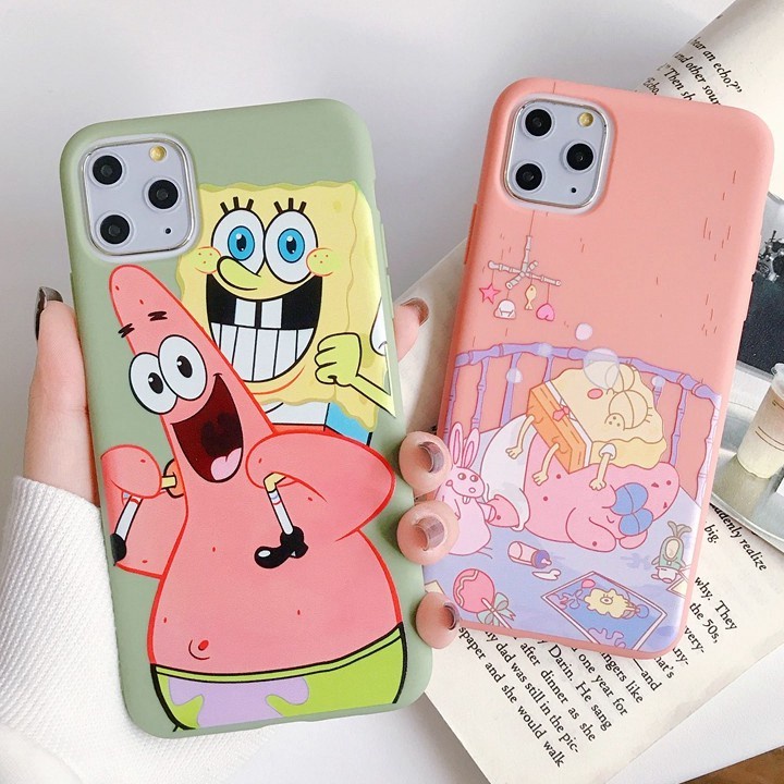 SPONGEBOB &amp; PATRICK hardcase fullprint case realme 8 4g pro 5g c11 2020 c15 c21 c20 c11 2021 c25 c12 c21y OPPO A16