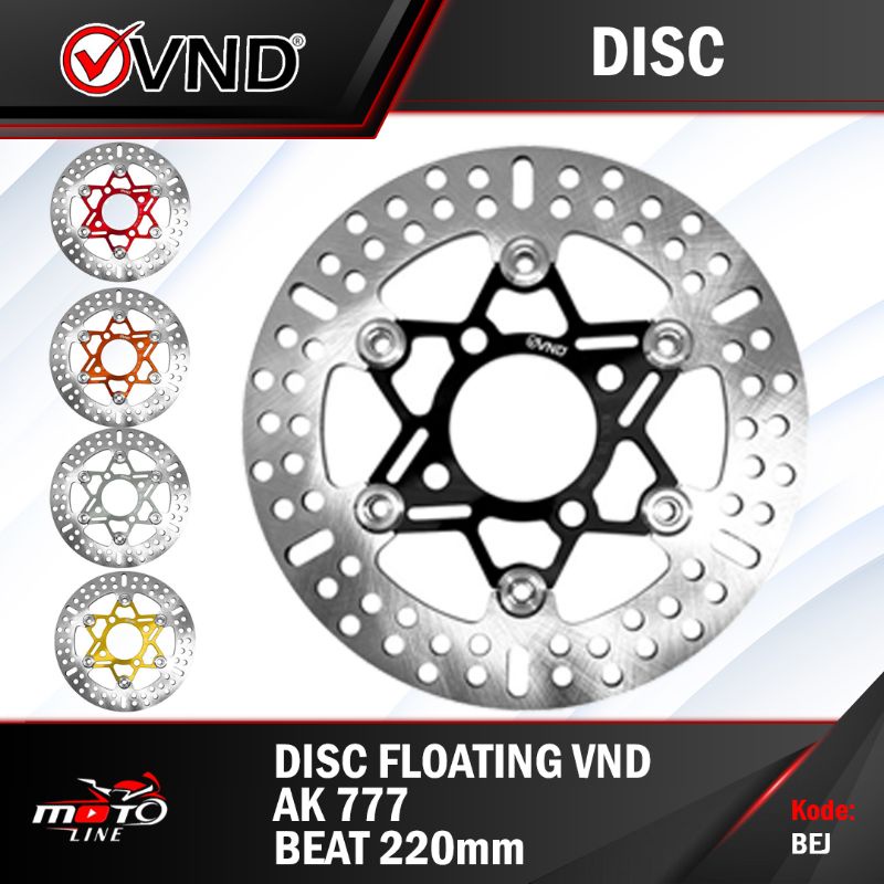 Piringan Cakram Beat VND Ak 777 Floating 220mm
