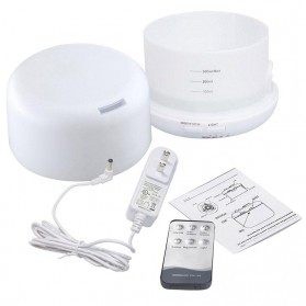 Taffware Humidifier Elektrik + 7 LED + Remote Control - HUMI H24 - White