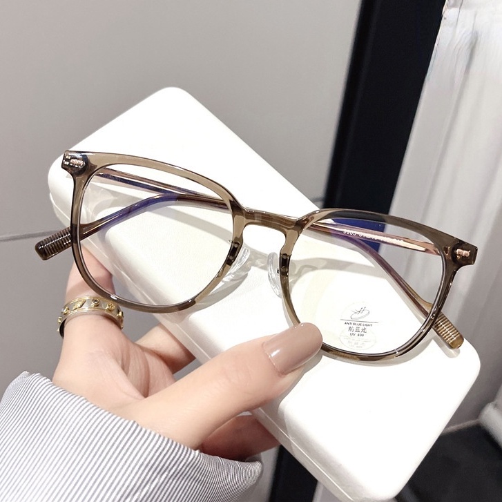 Kacamata frame Besar Gaya Korea / retro Untuk Wanita