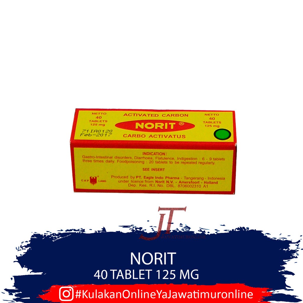 Norit isi 40 tablet - Norit cap Lang