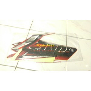 Stiker Motor / Stripping body Rxking New 2008 Merah