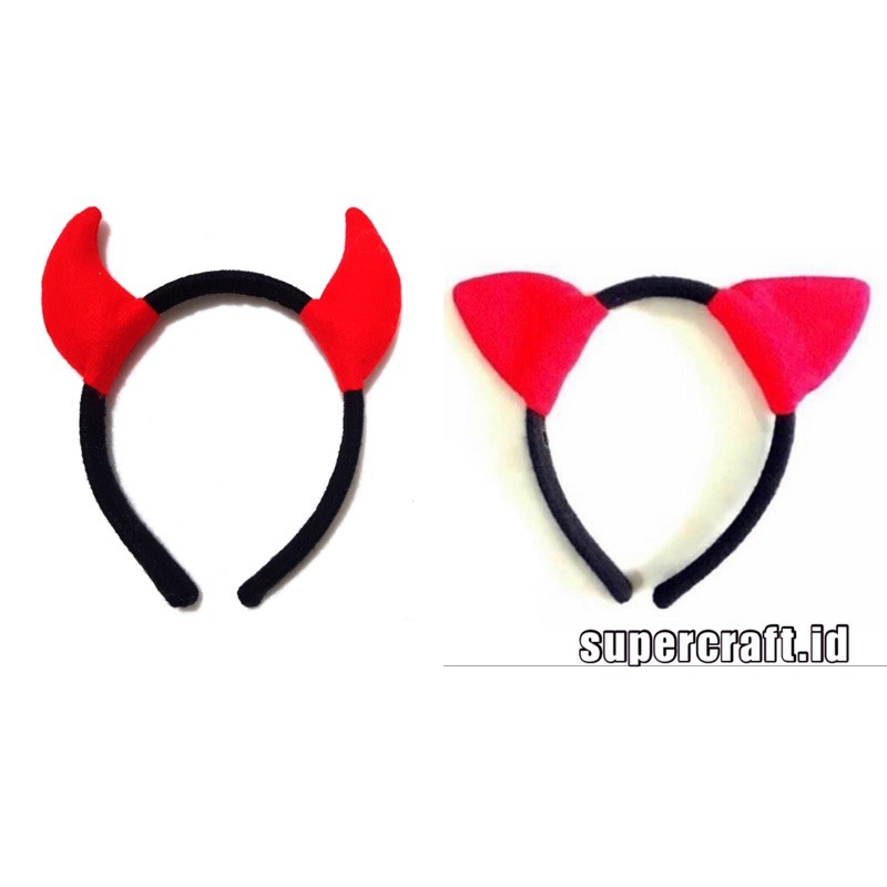 Bando Halloween Karakter Devil Kostum Halloween Bando Devil Evil Iblis Bando Kucing Merah