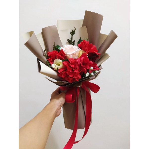 BUKET BUNGA/HIJAB/SNACK/SET DAPUR UK KECIL SEDANG BESAR