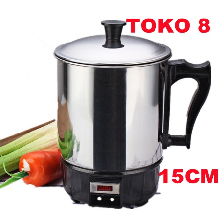 Electric Heating Cup 15cm Mug listrik Gelas Masak/Teko Elektrik