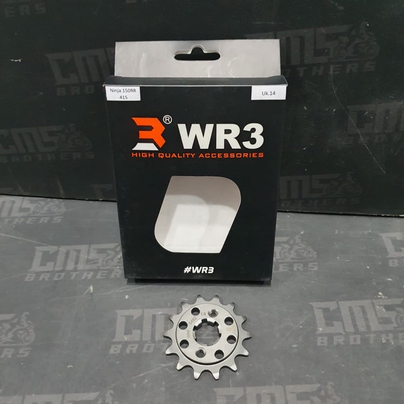 Gear Gir Depan Motor WR3 415 14 Kawasaki Ninja RR
