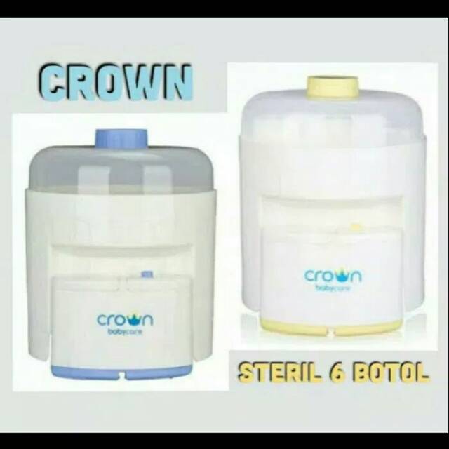 Crown Steril Botol Susu | Mesin Steril Botol Susu | Isi 6pcs Botol Susu