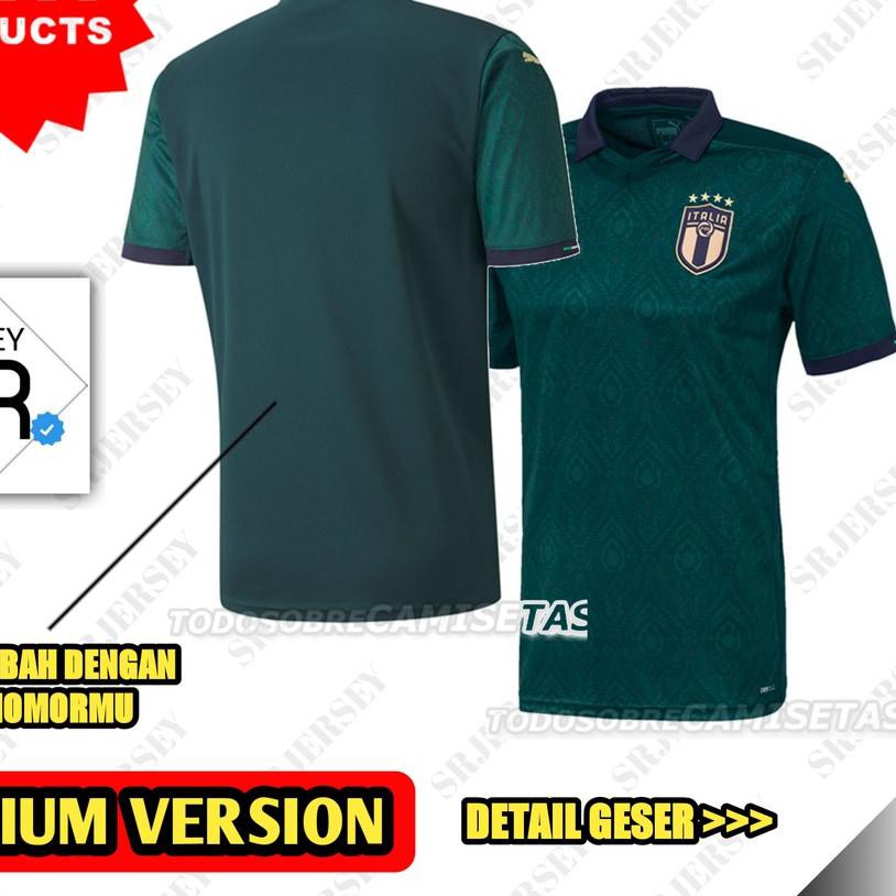 ♬ Jersey italia hijau PREMIUM baju bola italy itali ijo TERBARU import High Quality Top impor ori jo