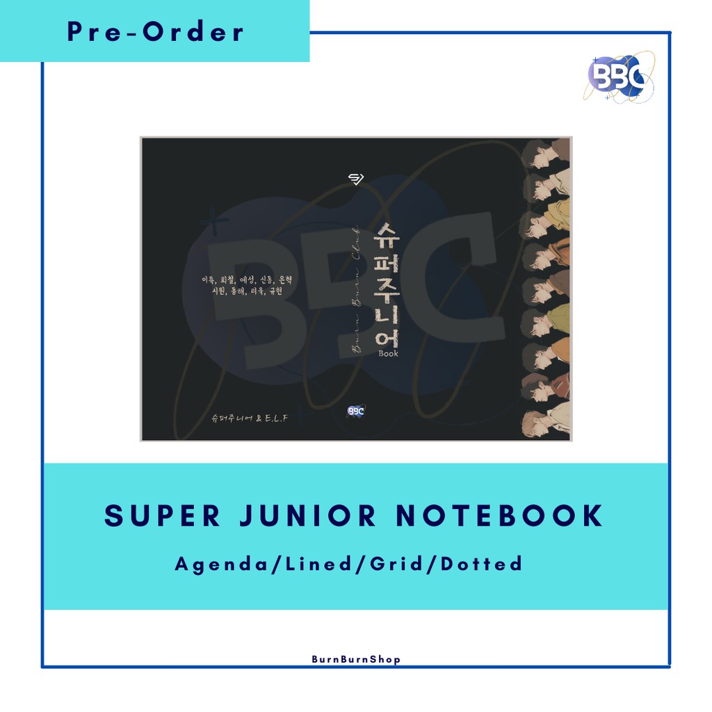 

SUPER JUNIOR AGENDA/PLAIN NOTEBOOK